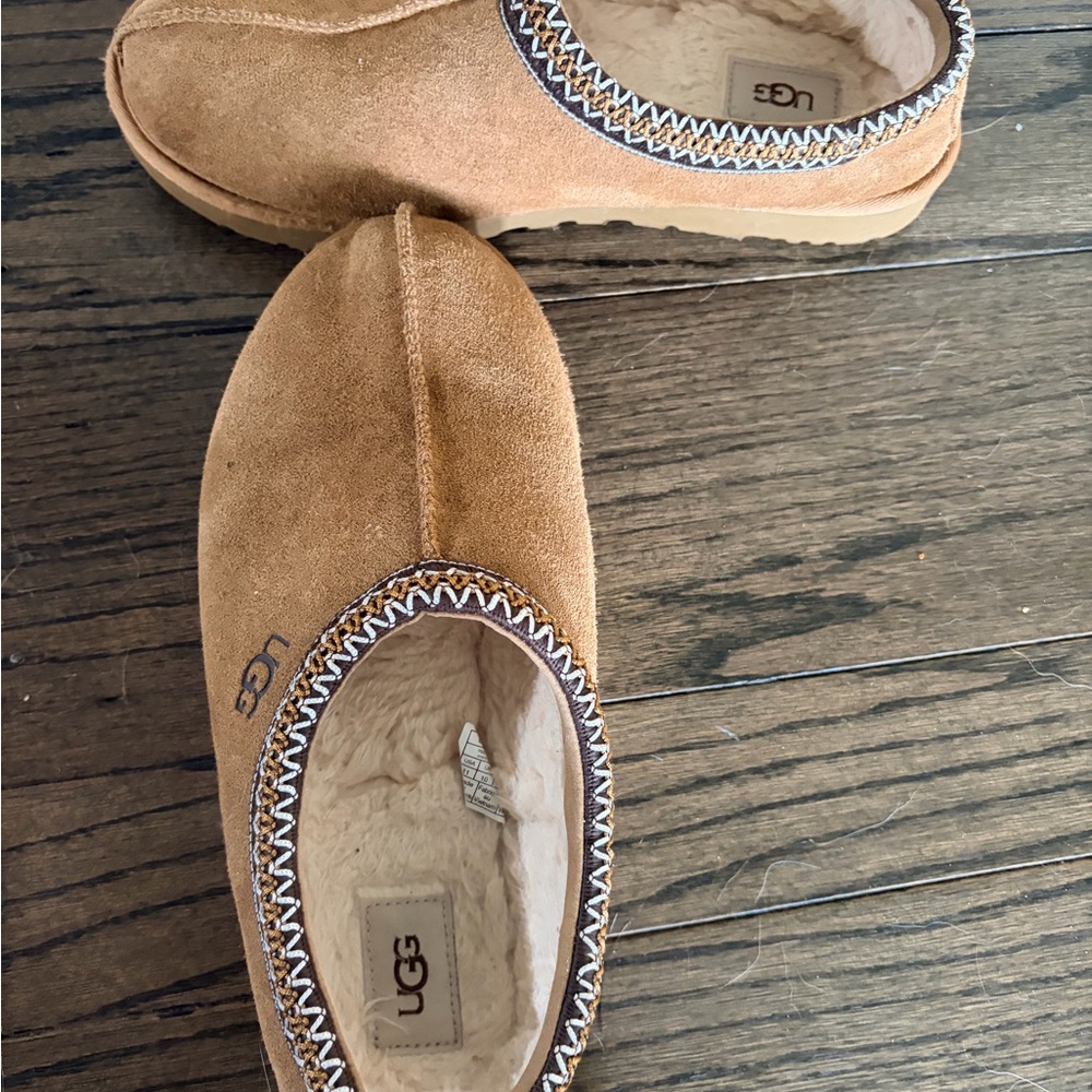 UGG Men’s Tasman Brown Suede Slippers